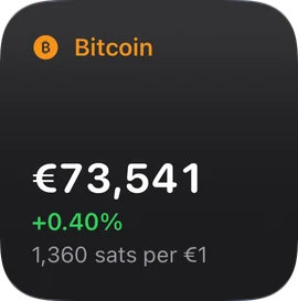 Small price widget